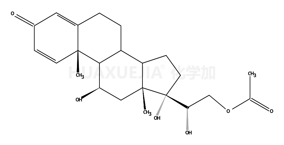Pregna-1,4-dien-3-one, 21-(acetyloxy)-11,17,20-trihydroxy-, (11β,20R)