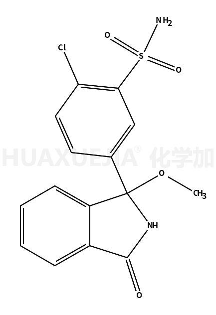 Benzenesulfonamide, 2-chloro-5-(2,3-dihydro-1-methoxy-3-oxo-1H-isoindol-1-yl)